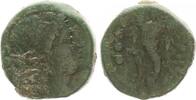 Antikes Griechenland Phönizien AE 16 Phönizien Marathos, belorb. Kopf des Zeus n.r., RV: Doppelfüllhorn, 3 P, Schrift -