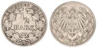 Deutsches Kaiserreich 1/2 Mark 1/2 Mark Silber - 1907 J Deutsches Kaiserreich -