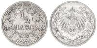 Deutsches Kaiserreich 1/2 Mark 1/2 Mark Silber - 1908 J Deutsches Kaiserreich -