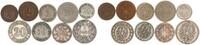 Deutschland / Kaiserreich Lot aus 9 Münzen Kaiserreich Lot aus 9 verschiedenen Münzen J.1 - J.9 -