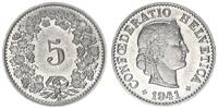 Schweiz 5 Rappen 1941 Schweiz 5 Rappen 1941, Nickel, magnetisch, fast prfr. -