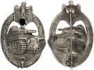 3. Reich Orden Panzerkampfabzeichen in Silber mit Hersteller -