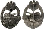 3. Reich Orden Panzerkampfabzeichen in Silber Einsatzzahl 50 mit Hersteller -