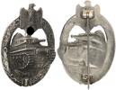3. Reich Orden Panzerkampfabzeichen in Silber mit Hersteller -