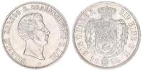 Braunschweig-Lüneburg 1 Taler Braunschweig Lüneburg Wilhelm I. 1 Taler 1854 B -
