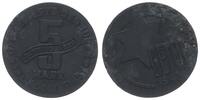 Deutschland / Polen / Getto Litzmannstadt 5 Mark (mit Echtheitszertifikat) Getto Litzmannstadt 5 Mark Münze MAGNESIUM !!! -