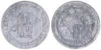 Deutschland / Polen / Getto Litzmannstadt 10 Mark (mit Echtheitszertifikat) Getto Litzmannstadt 10 Mark 1943 Aluminium -