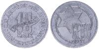 Deutschland / Polen / Getto Litzmannstadt 10 Mark (mit Echtheitszertifikat) Getto Litzmannstadt 10 Mark 1943 Aluminium -
