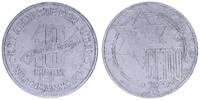 Deutschland / Polen / Getto Litzmannstadt 10 Mark (mit Echtheitszertifikat) Getto Litzmannstadt 10 Mark 1943 Aluminium -