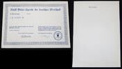 Deutschland / 3. Reich "Blanko" Adolf Hitler Spende der deutschen Wirtschaft N°433170 Roßtrappe -