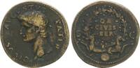 Antike / Römische Kaiserzeit /Tiberius alte Nachprägung im Stil d. Paduaner, Antike Augustus unter Tiberius alte Nachprägung -
