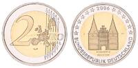 Bundesrepublik Deutschland 2 Euro Holstentor Deutschland 2 Euro Gedenkmünze Holstentor 2006 J Polierte Platte in Münzkapsel -