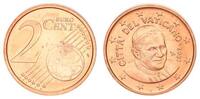 Vatikan 2 Cent Vatikan 2 Cent 2007 Kursmünze mit Papstmotiv prägefrisch -