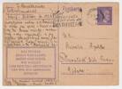 3. Reich / Polen Postkarte, Ganzsache 3. Reich / Polen, Litzmannstadt/Lodz , Postkarte vom 6.11.1944 -