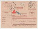 3. Reich / Litzmannstadt/Lodz & Zgierz Nachnahmepostkarte Nachnahmepostkarte von 18.12.1942 aus Litzmannstadt -