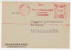3. Reich / Litzmannstadt/Lodz Postkarte aus Litzmannstadt/Lodz Postkarte von 22.12.43 der Krankenkasse aus Litzmannstadt -