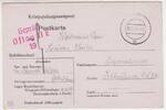3. Reich / Polen Kriegsgefangenenpost nach Litzmannstadt/ Lodz Kriegsgefangenenpost nach Litzmannstadt/ Lodz, 29.9.43 -