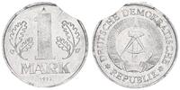 DDR - Deutsche Demokratische Republik 1 Mark Fehlprägung DDR 1 Mark 1977 Fehlprägung , 2x Zainende -