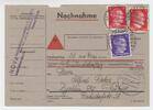 3. Reich Nachnahmepostkarte Nachnahmepostkarte 03.11.44 -