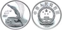 China 10 Yuan Olympische Spiele Turmspringerin -