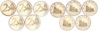 Bundesrepublik Deutschland 2 Euro A-J Kölner Dom 2011 2 Euro Kölner Dom 2011 ADFGJ in Polierter Platte -