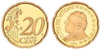 Vatikan 20 Cent Vatikan 20 Cent 2003 Kursmünze mit Papstmotiv PP -