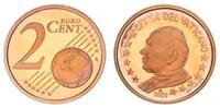 Vatikan 2 Cent Vatikan 2 Cent 2005 Kursmünze mit Papstmotiv PP -