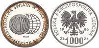 Polen 1000 Zloty Proba Polen 1000 Zloty Fussball WM 1986 in Mexiko -