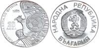 Bulgarien 25 Leva zur Fussball WM in Mexiko 1986 -