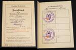 3. Reich Dienstbuch Dienstbuch Deutsche Reichsbahn DRK Litzmannstadt -