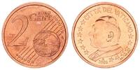 Vatikan 2 Cent Vatikan 2 Cent 2005 Kursmünze mit Papstmotiv -