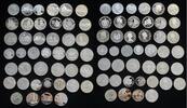 Welt Lot 1KG Silbermünzen Schiffsmotive -