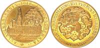 Sachsen Medaille zur Ausstellung Kulturbund Weimar Brand Schloss Hornstein 1618 -