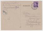 3. Reich / Polen Postkarte aus Theresienstadt Postkarte aus Theresienstadt, 1944 -