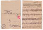 3. Reich / KZ Sachsenhausen/Oranienburg Brief nach Litzmannstadt Brief vom KZ Sachsenhausen/Oranienburg nach Litzmannstadt am 24.11.44 -