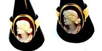 585 Gold Ring mit gemme Stein, 4,9g, Ringgröße 62 -