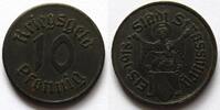 10 Pfennig 1918 Strassburg, Elsass Stadt, Notgeld sehr schön