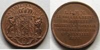 Bayern Denkmünze (v. Tiolier) Maximilian I. Joseph als König (1806-1825), auf den Besuch der Pariser Münze -