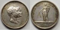 Bayern Silbermedaille (von Losch) Maximilian I. Joseph, auf den Besuch den Königspaares in der Münze München -