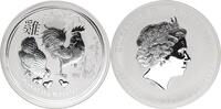 Australien 30 Dollars 1kg Silber Lunar II Jahr des Hahnes -