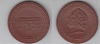 Deutschland Porzellanmedaille Meissen Medaille Staatl. Porzellan-Manufaktur, Goethes Wohnhaus in Weimar -