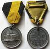 Kaiserreich Zinnmedaille 300 Jahre Gründung Göttinger Gymnasium, am Band -