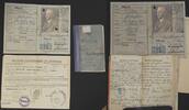 3. Reich / Kaiserreich Konvolut Nationalsozialismus, Kaiserreich Militärpass, Kennkarte, Registrierungsdokument -