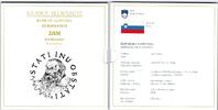 Slowenien Offizieller Kurssatz 2008 SONDERPREIS Slowenien offizieller Kurssatz 2008 mit allen Euromünzen und 3 Euro Gedenkmünze -