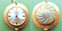 Deutschland, Damen Taschen-/Anhängeruhr, niedliche HALSKETTEN UHR STOWA - 17 Rubis gute Funktion-eher neuerer Bauart, -