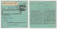 3. Reich / Litzmannstadt Paketkarte Litzmannstadt Paketkarte Litzmannstadt, 9.12.43 -