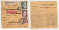 3. Reich / Litzmannstadt Paketkarte Litzmannstadt Paketkarte Litzmannstadt, 28.2.44 -