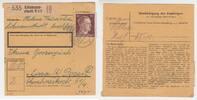 3. Reich / Litzmannstadt Paketkarte Litzmannstadt Paketkarte Litzmannstadt, 23.10.44 -