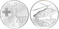 Schweiz 20 Franken Silber Rega Auflage 6.453 -