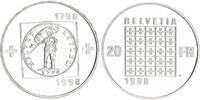 Schweiz 20 Franken Silber 200 Jahre Helvetische Republik -